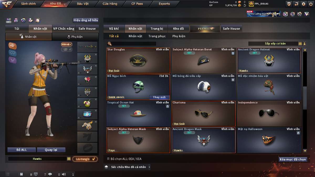 shop acc cf uy tin gia re